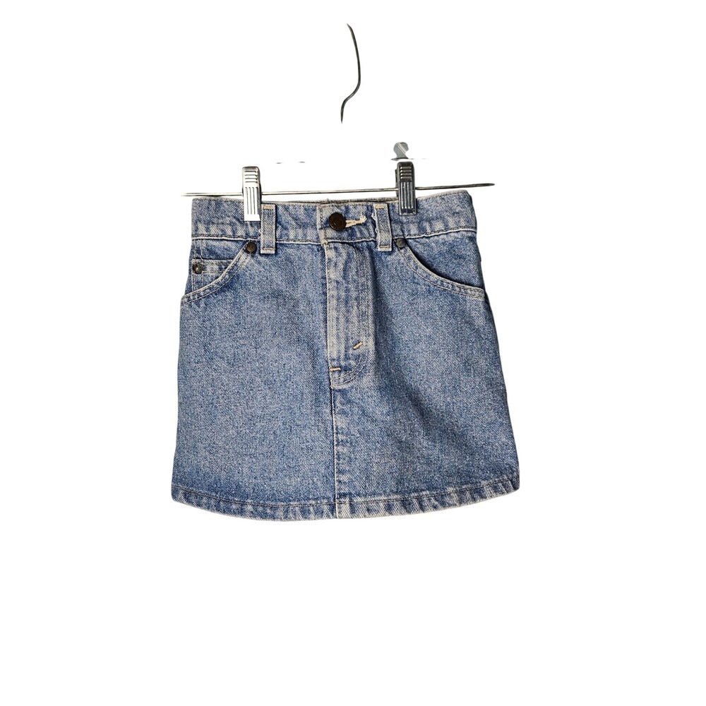 Vintage 90s Levi's Denim Skirt Girls Size 8 Made in the USA